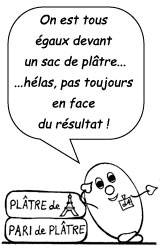 Le baba du moulage pl&acirc;tre